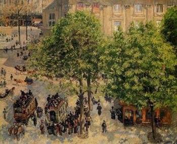 卡米耶 畢沙羅 Place du Theatre Francais - Spring 卡米耶 畢沙羅 Place du Theatre Francais - Spring